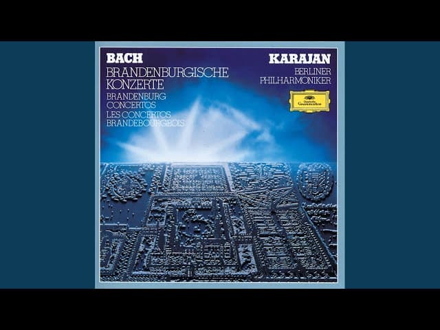 J.S. Bach: Brandenburg Concerto No. 3 in G Major, BWV 1048: I. [Allegro]